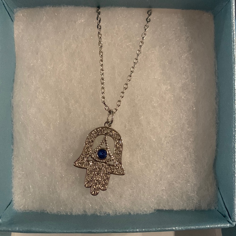 Brand new Touchstone Hamsa Necklace!